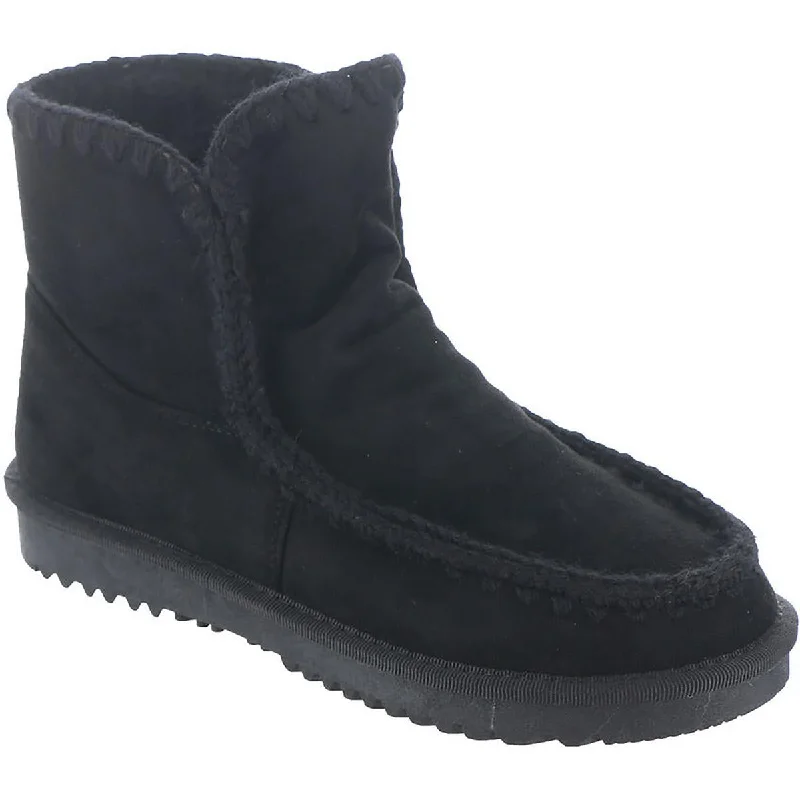 Very G Womens Marvi Faux Fur Lined Ankle Boots
