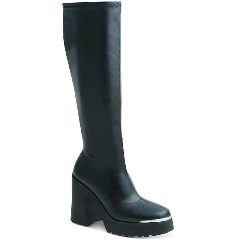 Wild Pair Womens Killian  Platforms Dressy Knee-High Boots