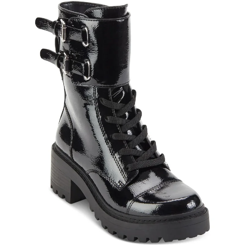 Crinkle Patent Black