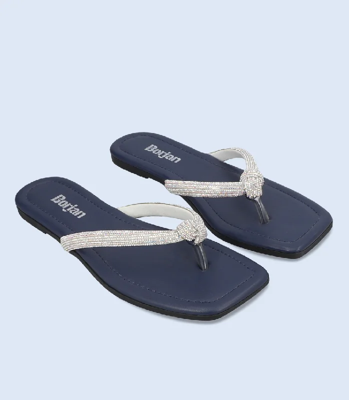 BW9906-NAVY-Women Chappal