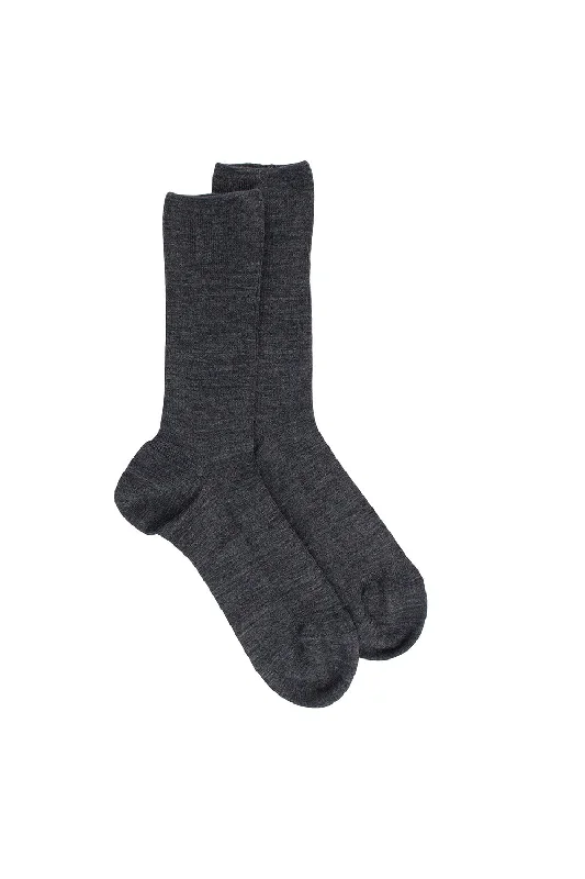 Wool Rib Socks 1 X 1